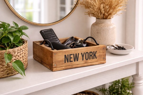 Producto - Caja "New York" con tiradores de campo.