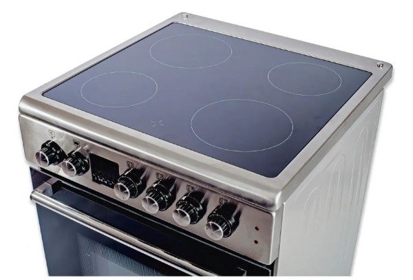 Producto - Cocina eléctrica vitrocerámico 60x60 acero inox Elite Kacemaster OE-6814S - 2