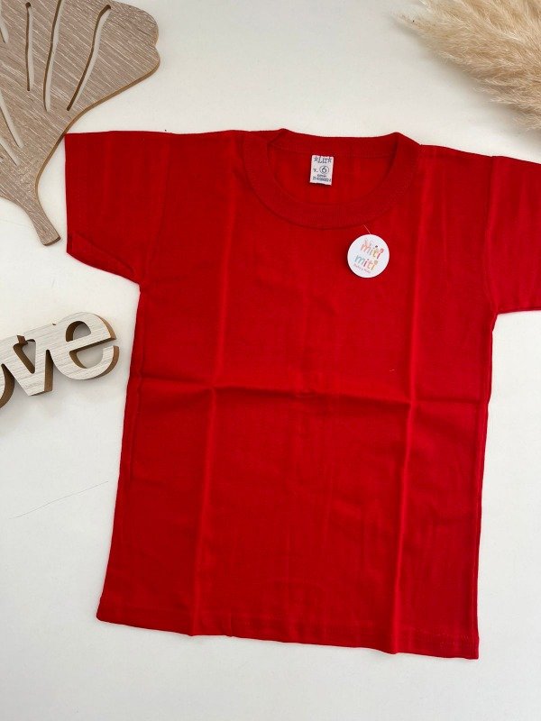 Producto - Remera Algodon Clasica Roja - COD 1098