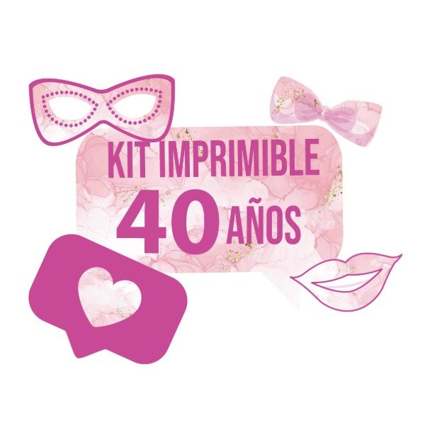 Producto - CUMPLE 40 PINK