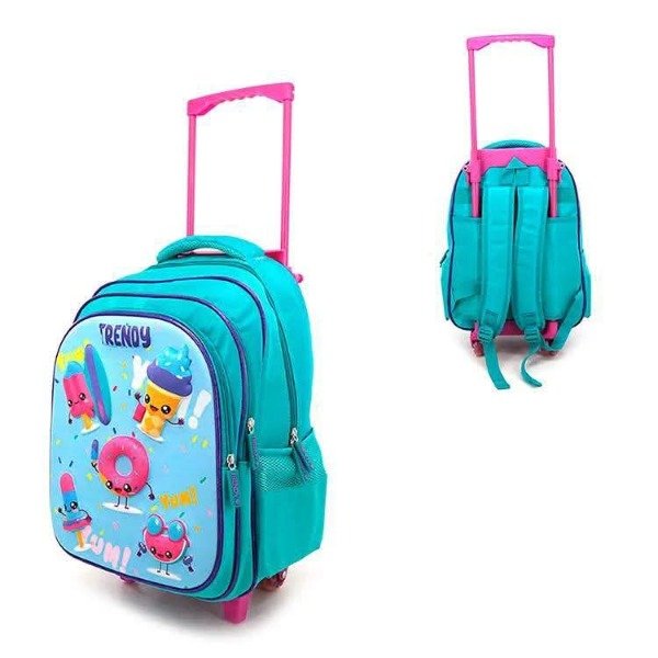 Producto - MOCHILA C/CARRO 16" NENA TRENDY VER
