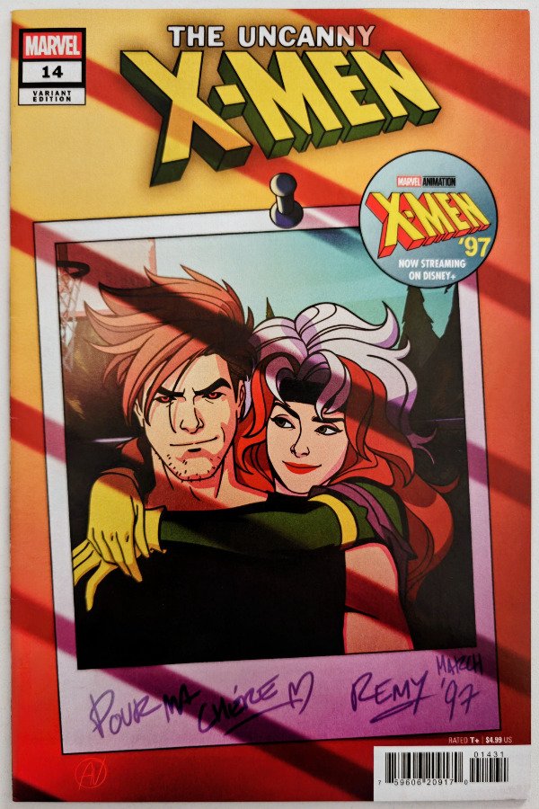 Producto - Uncanny X-Men #14 (2025) - Variante X-Men '97 de Rogue y Gambit por Amelia Vidal - 0