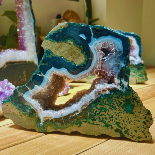 Producto - Rodaja de Agata con Amatista 2.7k