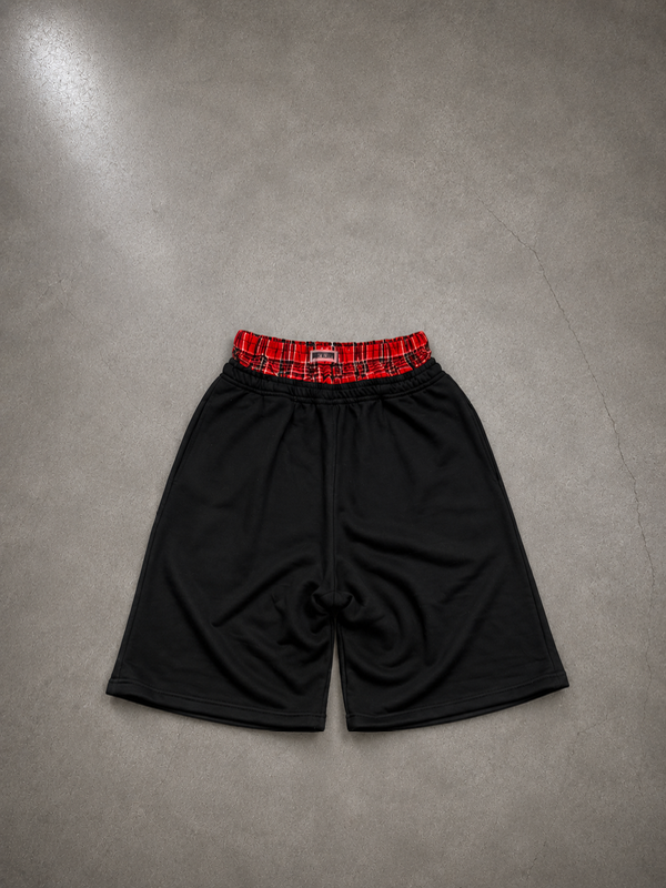 Producto - Bermuda Doble Cintura Red Line Negra - 0