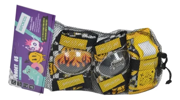 Producto - Kit de Protección Codera Rodillera y Muñequera Modelo Fire - 0