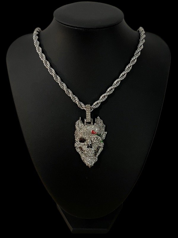 Producto - DIJE DEMONIO PLATA