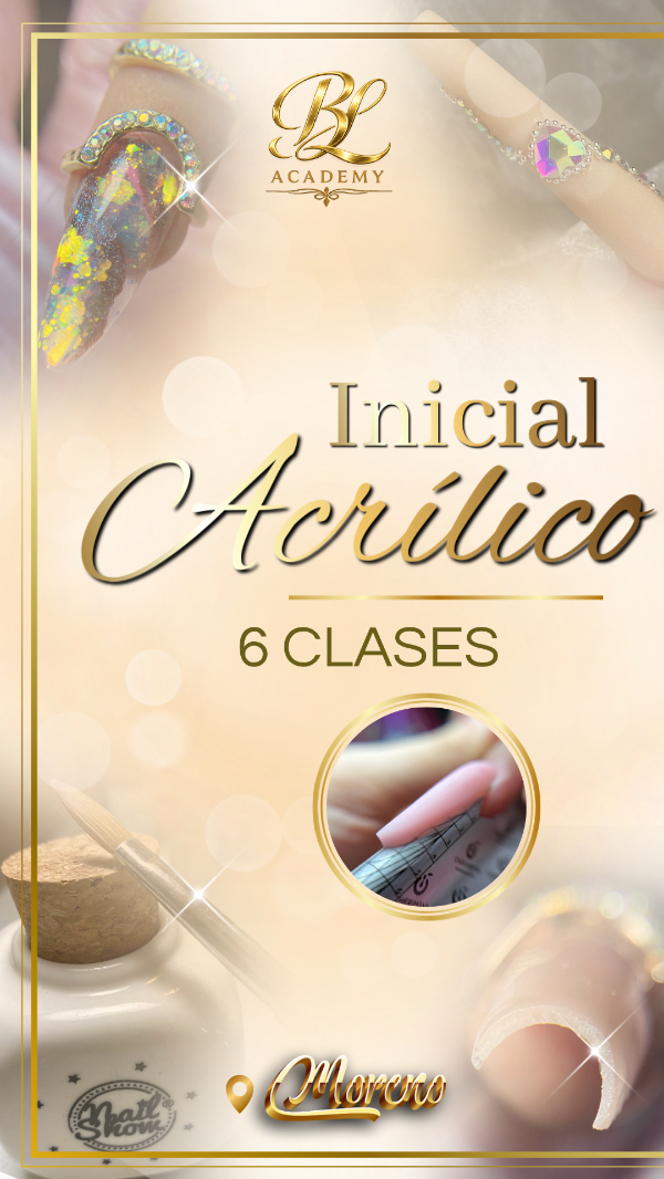 Producto - 22/07: Inicial Acrílico MORENO