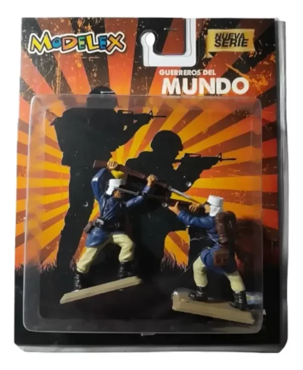 Producto - Fallado! Soldadito A Pie De Plastico Blister x 2 Legion Extranjera (25) Modelex - 0