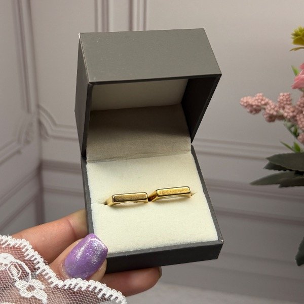 Producto - Anillos de Promesa: Lisboa personalizados Golden - 3