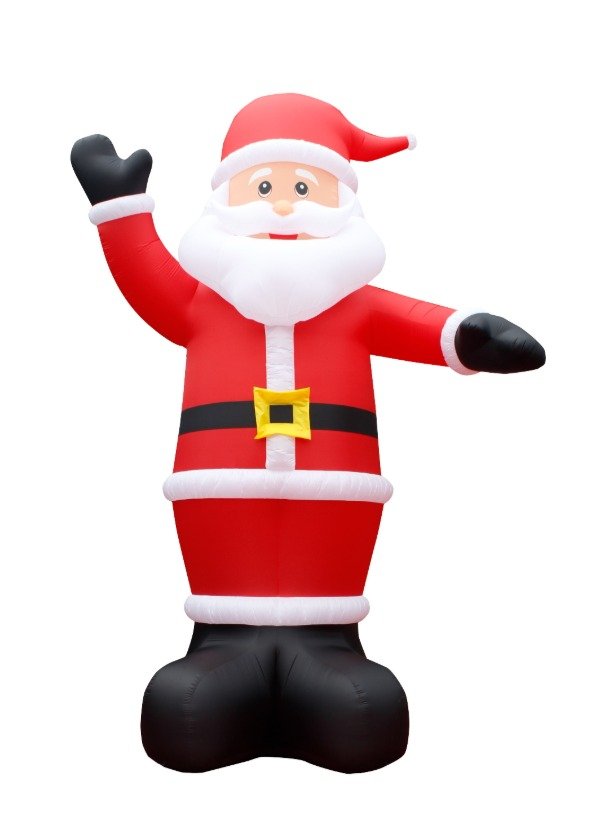 Producto - INFLABLE  SALUDO DE SANTA - 2,4 mts. ALTURA - 4 Leds