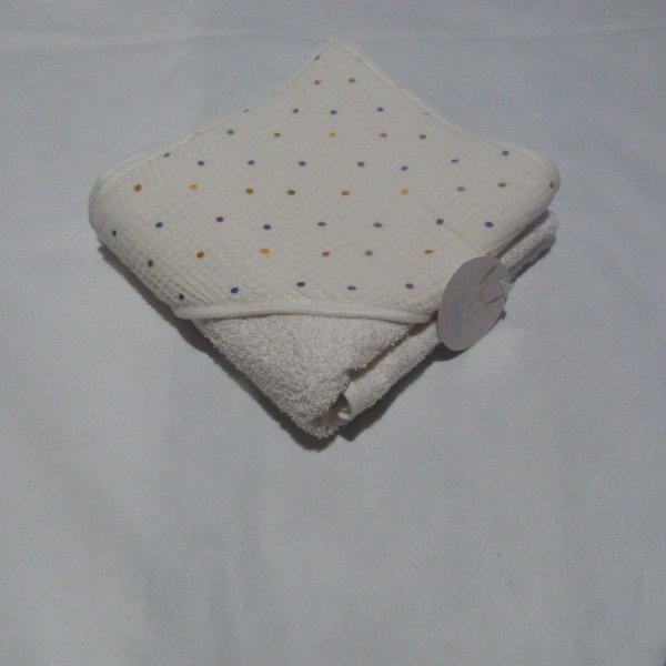 Producto - Toallón con capucha (con lunares) - 2