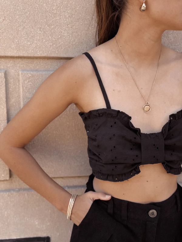 Producto - TOP MISSY BRODERIE / BLACK