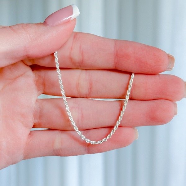 Producto - Cadena Cordon Diamantada 50cm (C75)