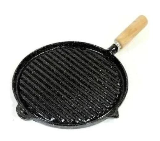 Producto - Plancha para bifes rayada enlozada 26cm N3