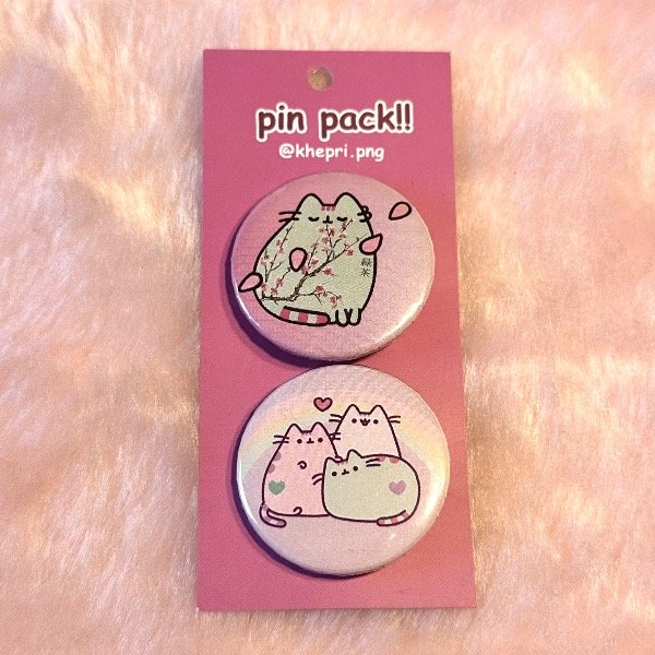 Producto - Pin pack Pusheen pastel