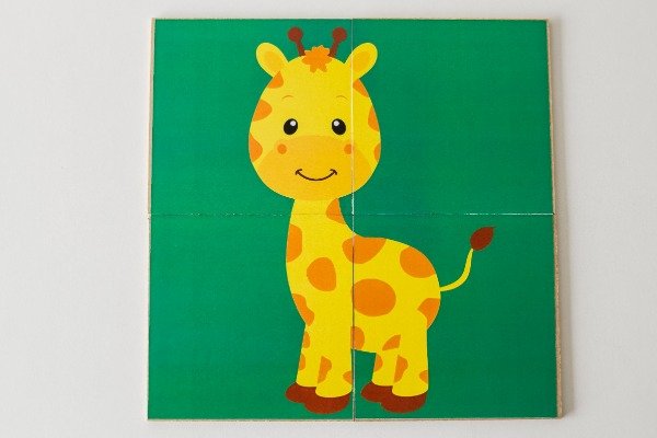 Producto - ROMPECABEZAS 4 PIEZAS JIRAFA