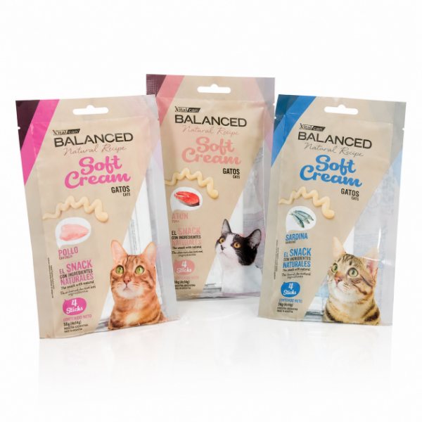 Producto - Soft Cream Gato x 4 Sachesitos Vital Can