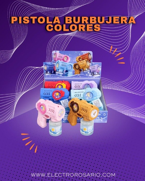 Producto - PISTOLA BURBUJERA COLORES