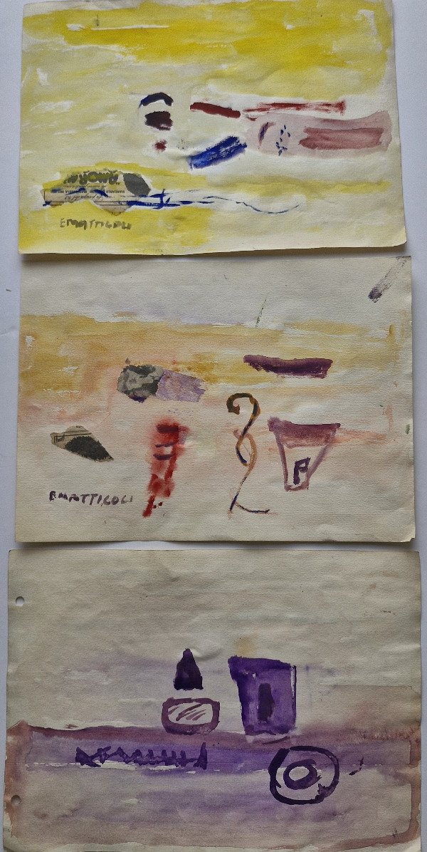 Producto - Matticoli, Enrique - Tres acuarelas