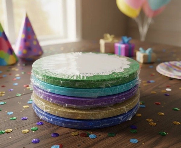 Producto - Bandeja 30 cm gibreada base telgopor para tortas