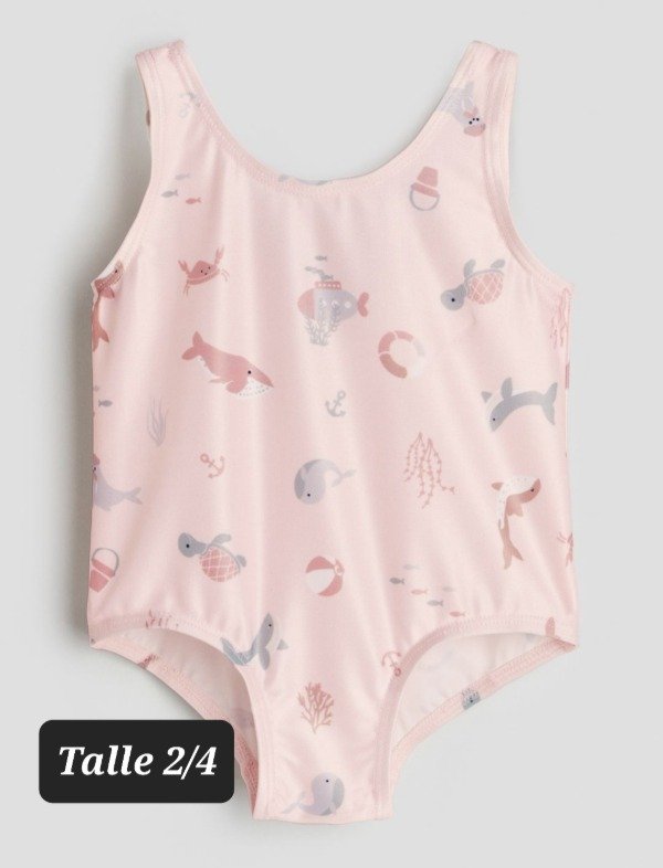 Producto - Traje de baño HyM talle 2/4 rosa