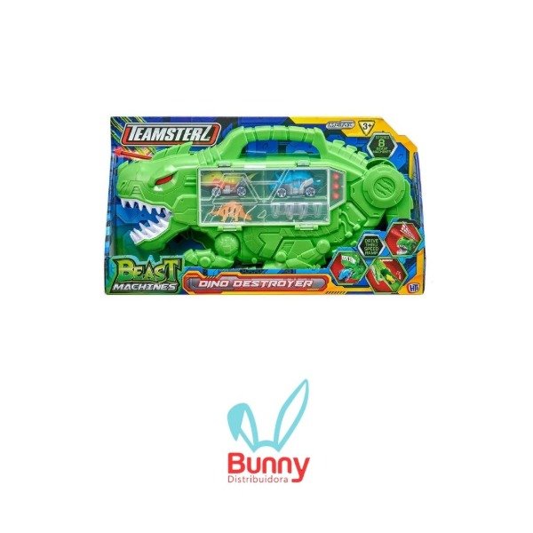 Producto - Lanzador + 4 Vehiculos Beast Machines: "destructor de Dinosaurios"