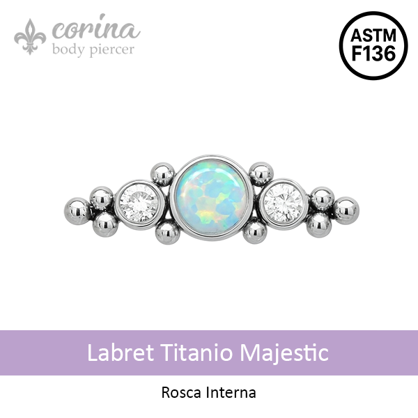 Producto - Labret Titanio Majestic