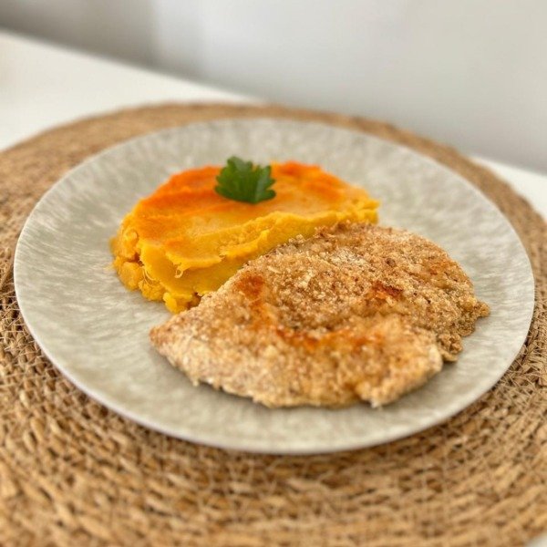 Producto - Milanesa de ternera con puré de mixto