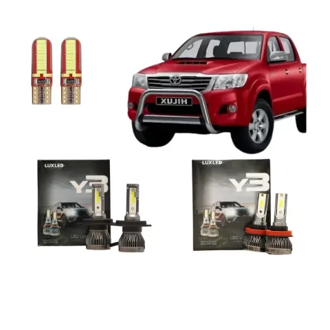 Producto - Kit Cree Led Y3 Luz Baja Alta Y Antiniebla Toyota Hilux 2003-2012