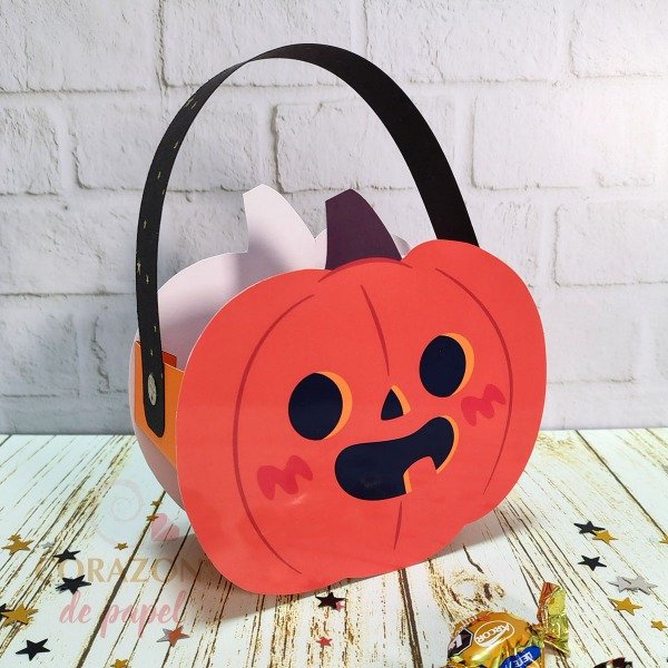 Producto - CANASTA CALABAZA HALLOWEEN