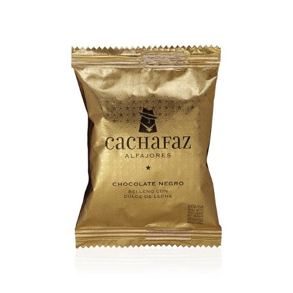 Producto - Alfajor Negro x 60g CACHAFAZ