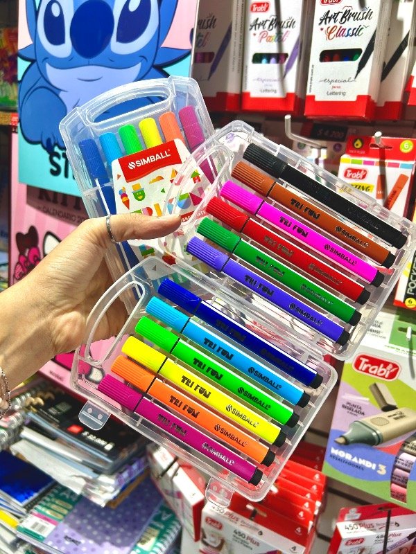 Producto - Valija Marcadores Simball X 12 Colores