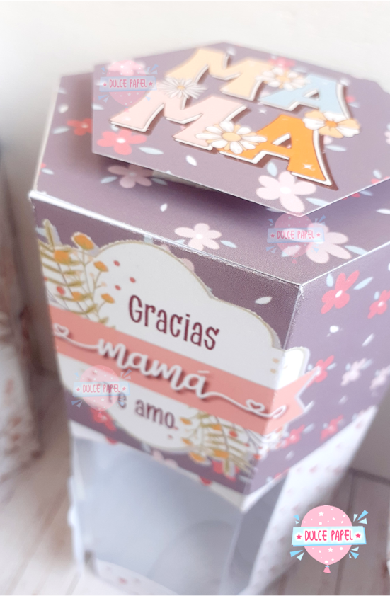 Producto - CAJAS HEXAGONALES DIA DE LA MADRE - 2