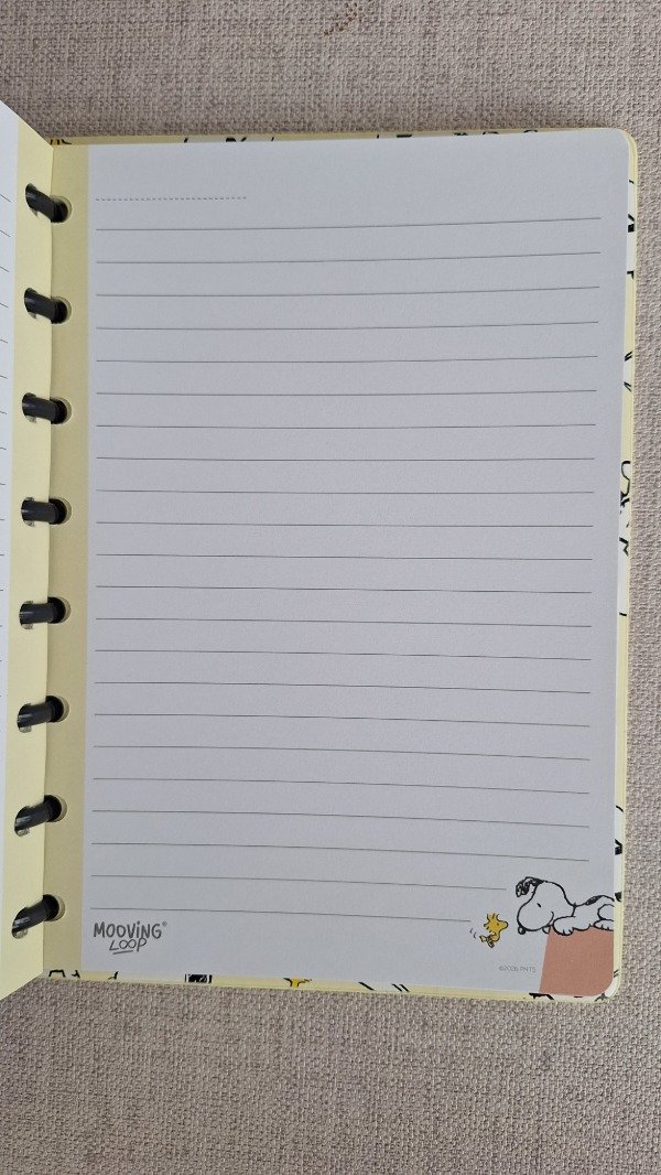 Producto - Cuaderno Snoopy con sistema discos - 8