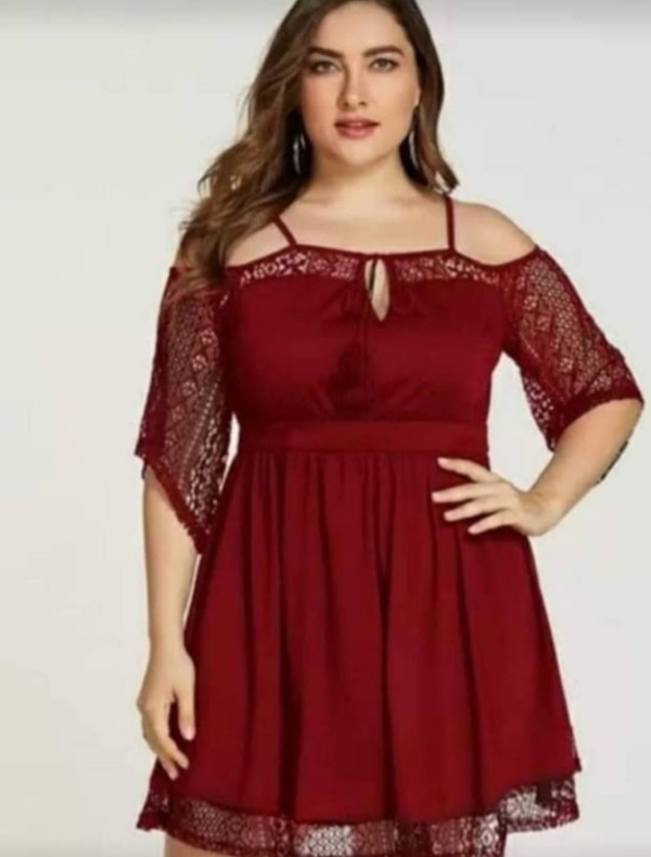 Producto - Vestido Largo con Encaje Talle 4  Liquidación Express
