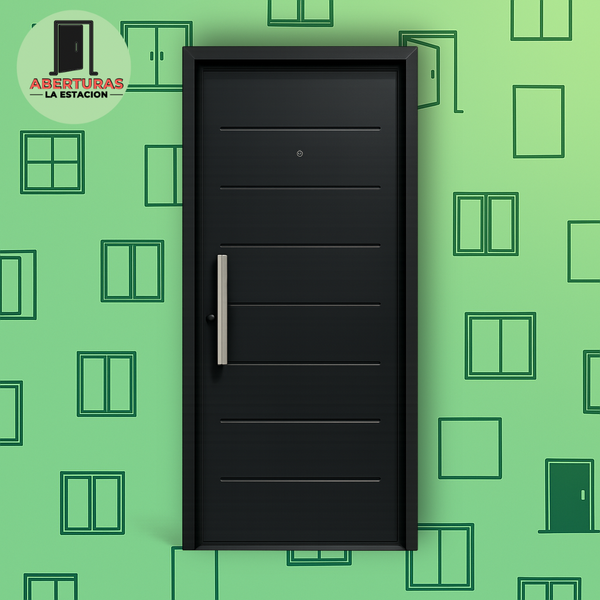 Producto - PUERTA DOBLE CHAPA INYECTADA CIEGA STANDARD 80X200 CM