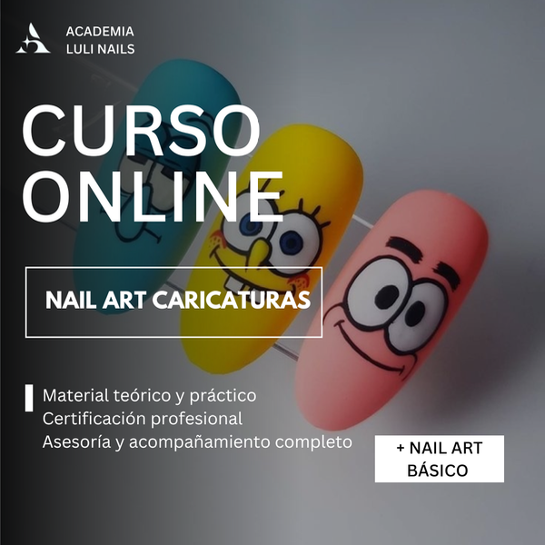 Producto - CURSO ONLINE NAIL ART CARICATURAS