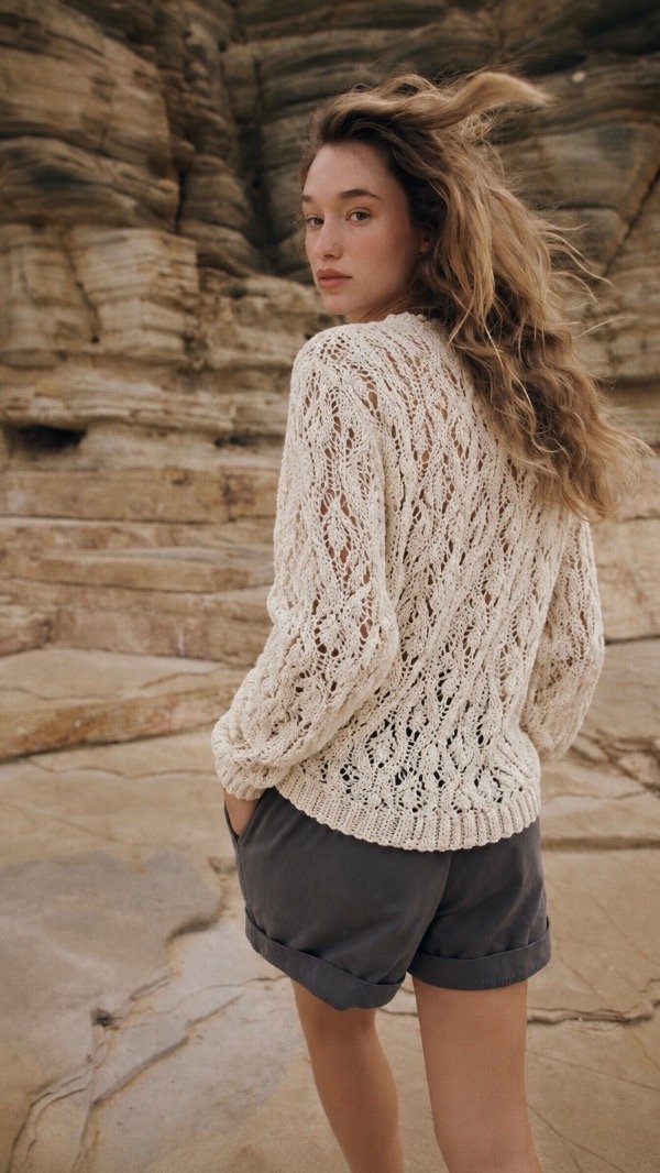 Producto - Jersey de punto calado Zara TM - 0