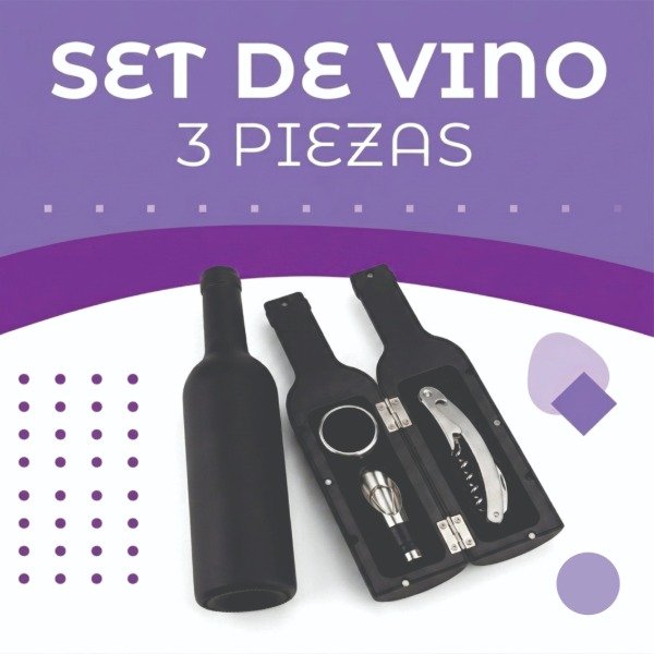 Producto - Set de vino Estilo botella
