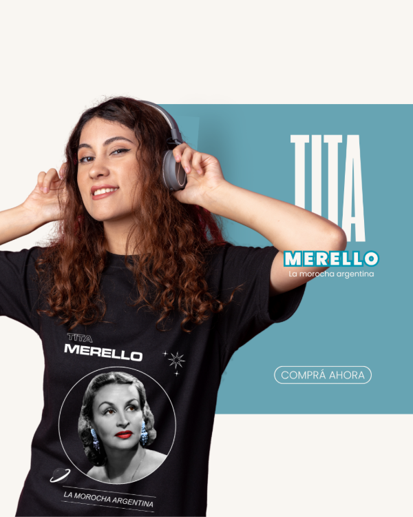 Producto - Remera Tita Merello  Homenaje al Tango