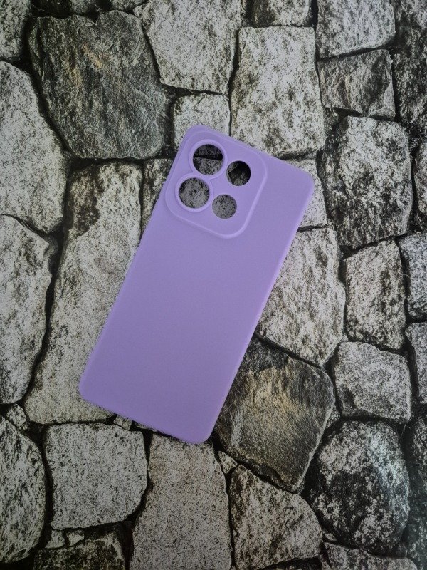 Producto - Funda tpu simil silicon sin felpa Moto G86 lila