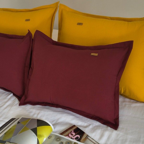 Producto - Almohadón 40x50 - Bordo - Tusor