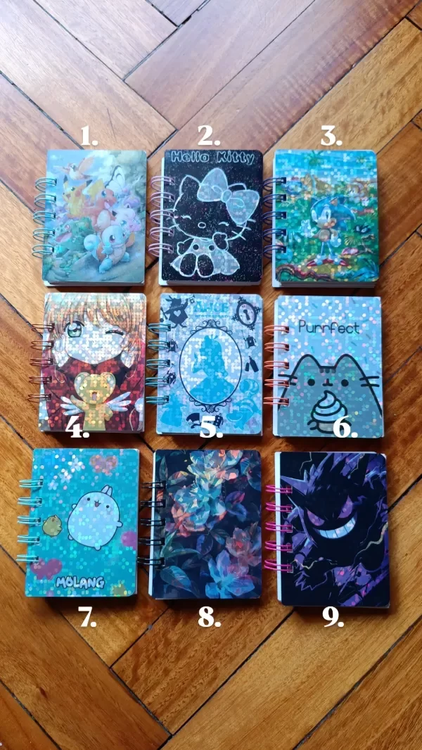 Producto - MEGA PACK X5 Mini cuadernos A7