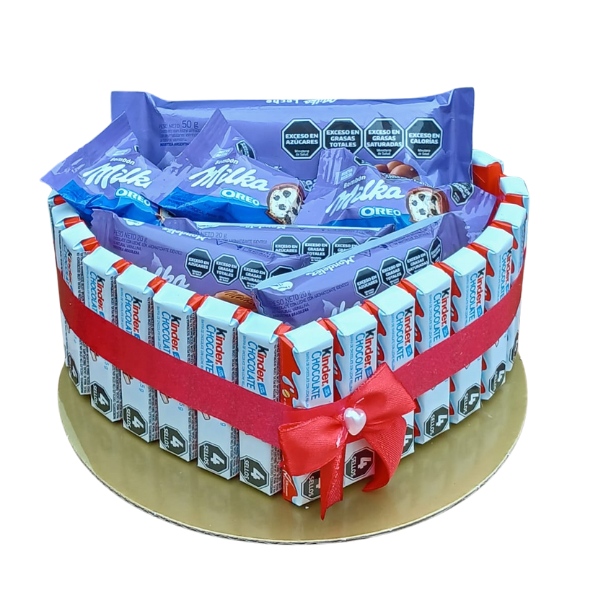 Producto - corazon kinder choco milka