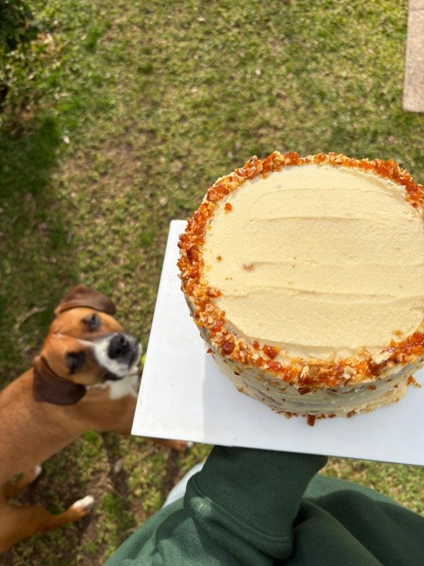 Producto - carrot cake con nueces caramelizadas