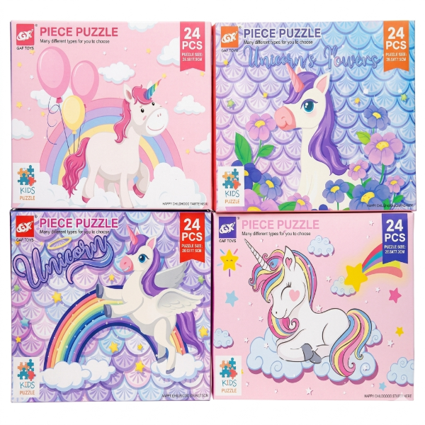 Producto - ROMPECABEZA DE UNICORNIO 24PIEZAS