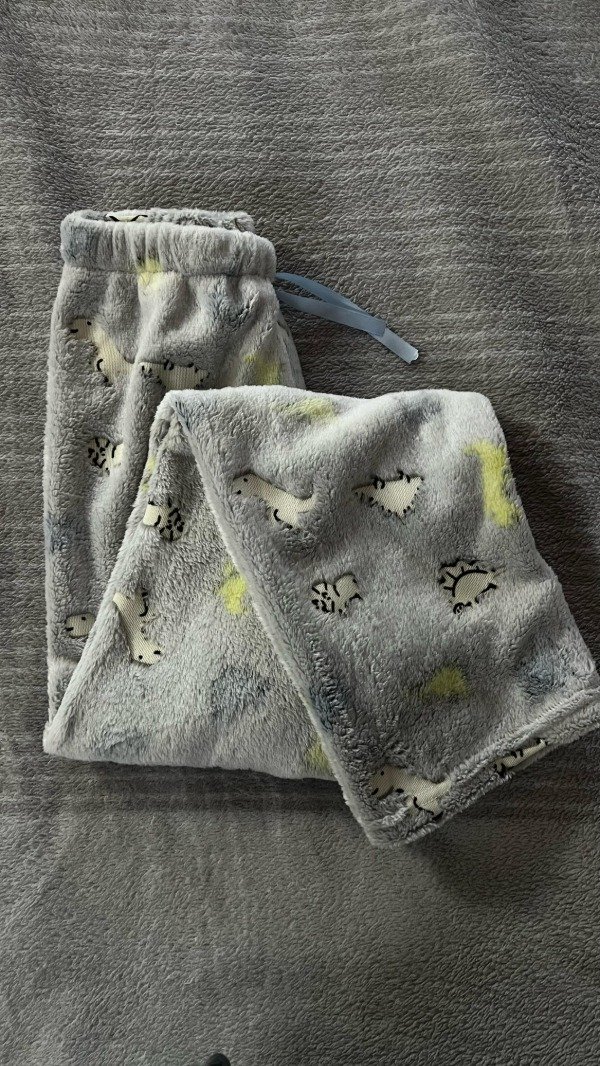 Producto - Pant polar kids dino gris