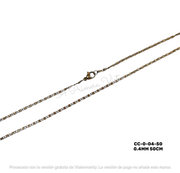 Producto - Cadena caracol dorado