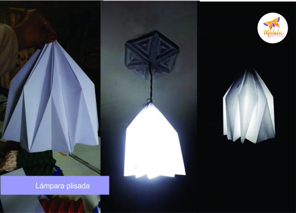 Taller Online Lámparas Plisadas - Origami - malula