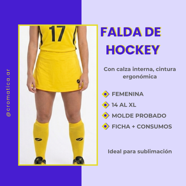 Producto - Molde Falda de hockey + Fichas
